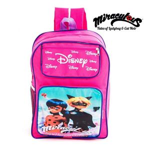 Mochila Infantil Escolar de Costas Miraculous - Rosa