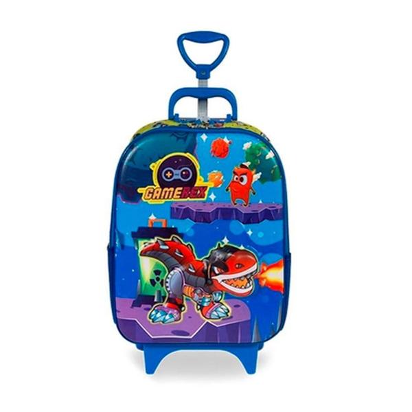 Mochila Infantil Escolar Rodinhas GameRex Maxtoy - Diplomata