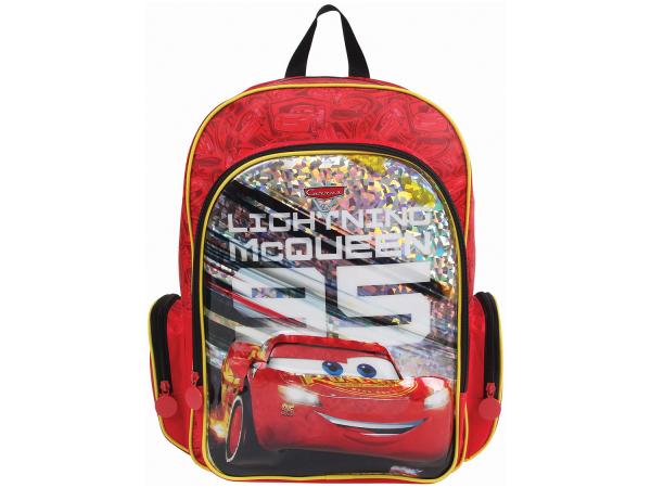 Mochila Infantil Escolar Tam. G Dermiwil - Disney Pixar Carros 3 Lightning McQueen