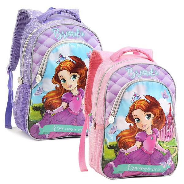 Mochila Infantil Feminina Escolar Brenda - MI14561 - Seanite