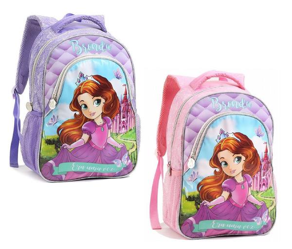 Mochila Infantil Feminina Escolar Brenda - MI14561 - Seanite