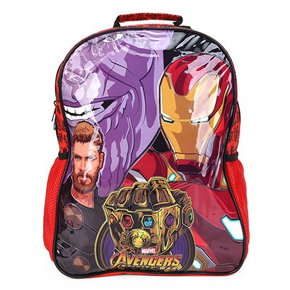 Mochila Infantil Xeryus Avengers Thor Iron Man