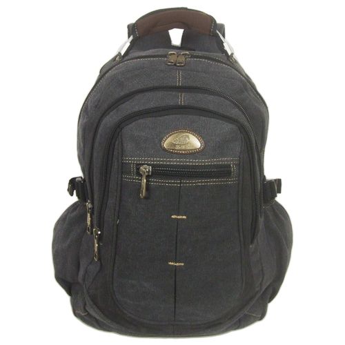 Mochila Lona Cabo Aço Kvn Sport Escolar 35l Laptop 17"