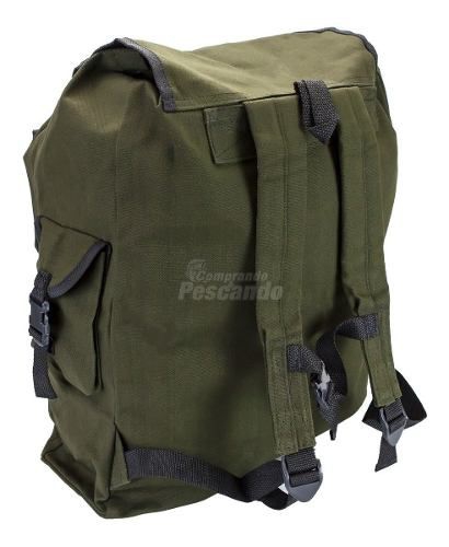 Mochila Lona Costa Maritima Verde Militar 404