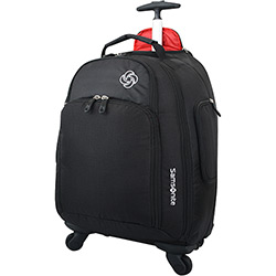 Mochila MVS Spinner Backpack Carry On Black Preto