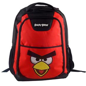 Mochila Note Santino Poliéster Angry Birds ABN501503 - Vermelha
