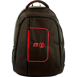 Mochila para Notebook Master Joy London Poliéster Preto Até 15 Polegadas