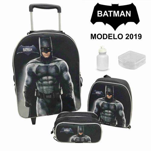 Mochila Rodinha Batman Infantil Escolar Modelo 2019