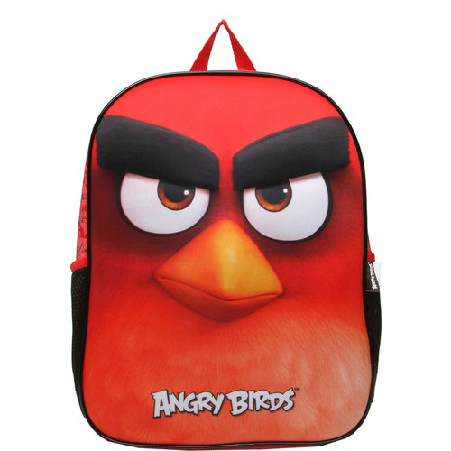 Mochila Santino 3D Angry Birds Vermelha