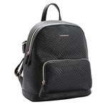 Mochila Social Feminina - Relevo Casual Chic CG8482088 - Preto - Chenson