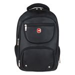 Mochila Swissland Couro Fosco Notebook Black