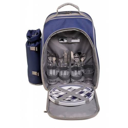 Mochila Térmica Cooler com Kit Pic Nic 20 Litros Ballina