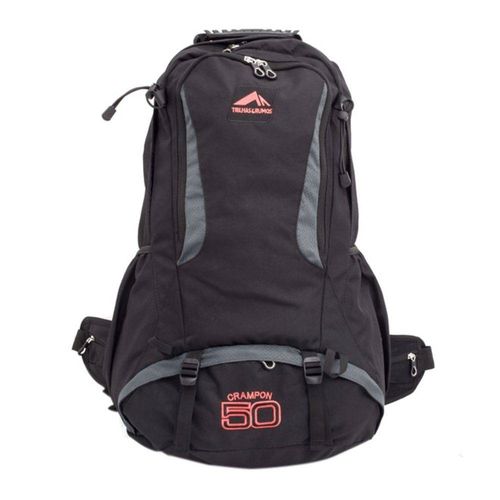 Mochila Trilhas & Rumos Crampon 50 Cor Preto com Cinza