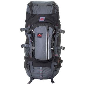 Mochila Trilhas & Rumos Crampon 68 Litros - Preto com Cinza