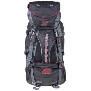 Mochila Trilhas & Rumos Crampon 80 Litros - Preto e Cinza