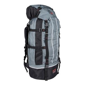 Mochila Trilhas & Rumos Crampon 92 Litros - Cinza com Preto