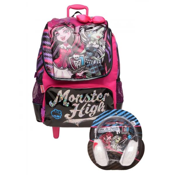 Mochilete Grande 2 em 1 Monster High 17Z - Sestini