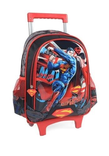 Mochila de Rodinhas Média Superman Super Homem Luxcel