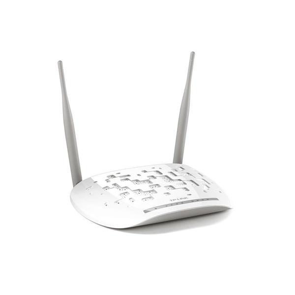 Modem ADSL2+ / Roteador Wireless - TP-Link N300 - Branco - TD-W8961N