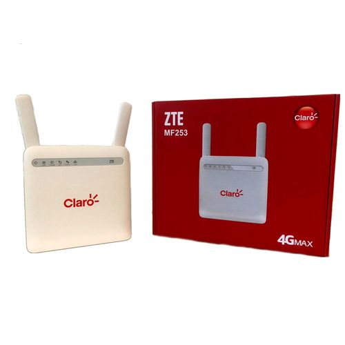 Modem Roteador Wifi - Zte - Mf253 Branco Lte Claro - Desbloqueado