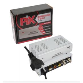 Modulador RF - RCA Áudio e Vídeo X F Coaxial - PIX