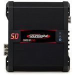 Módulo Amplificador Digital SounDigital SD3000.1D EVO II Black - 1 Canal - 3918 Watts RMS