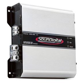 Módulo Amplificador Digital SounDigital SD1200.1D Evolution - 1 Canal - 1350 Watts RMS - 2 Ohms