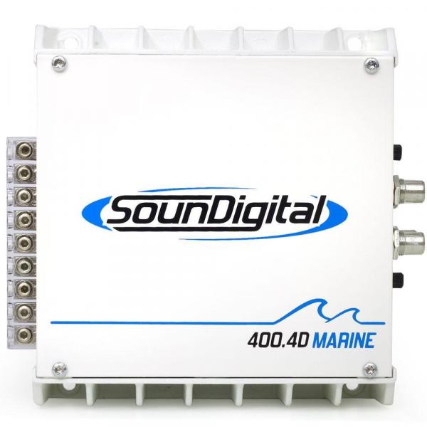 Módulo Amplificador Digital Soundigital SD400.4D Marine - 4x 100w 4 Ohms