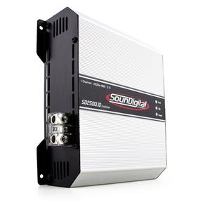 Módulo Amplificador Digital SounDigital SD2500.1D Evolution - 1 Canal - 3000 Watts RMS - 1 Ohm