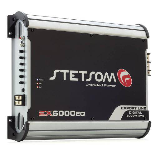 Módulo Amplificador Digital Stetsom Ex6000eq - 1 Canal - 6700 Watts Rms - 1 Ohm