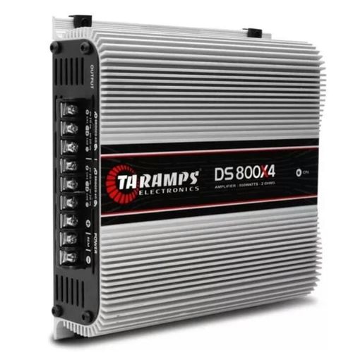 Módulo Amplificador Digital Taramps Ds800x4 - 4 Canais - 800 Watts Rms - 2 Ohms