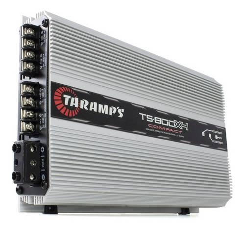 Tudo sobre 'Módulo Amplificador Digital Taramps Ts-800x4 Compact - 4 Canais - 960 Watts Rms'