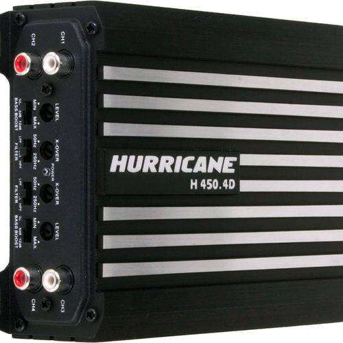 Módulo Amplificador Hurricane H450.4 400w Rms 4 Canais