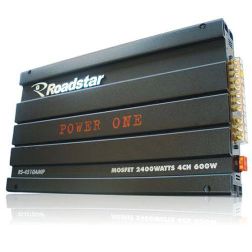 Tudo sobre 'Módulo Amplificador Power One 4 X 180w Rms 2 Ohms - Roadstar Rs 4510'