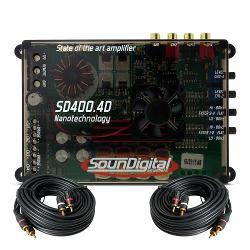 Módulo Amplificador SD400.4d Mini 4 Canais de 100w RMS em 2ohms - Soundigital