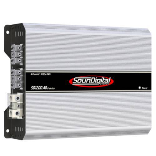 Módulo Amplificador Soundigital Sd-1200.4 1200w Rms