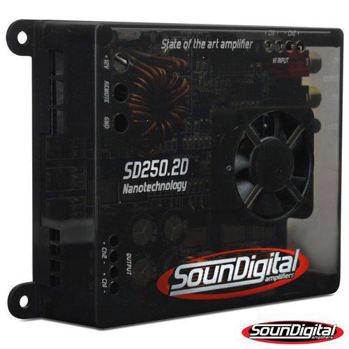 Módulo Amplificador Soundigital Sd 250.2 250w Rms