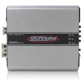 Modulo Amplificador Soundigital Sd1600.1d EVOLUTION 1x1600w RMS 1ohm