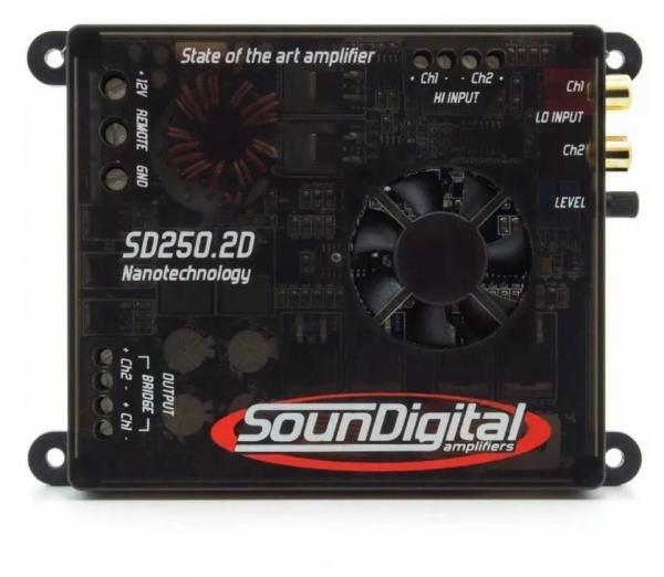 Modulo Amplificador Soundigital Sd250.2d 250rms 4 Ohm