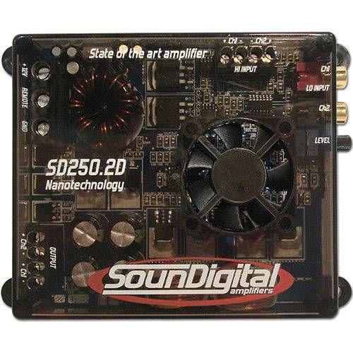 Módulo Amplificador Soundigital Sd250.2d, 2x 125w Rms, 2 Ohms