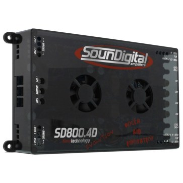 Modulo Amplificador Soundigital Sd800.4d 800WRMS + Cabo