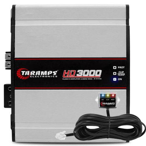 Módulo Amplificador Taramps HD 3000 com Processador Digital 3000w Rms