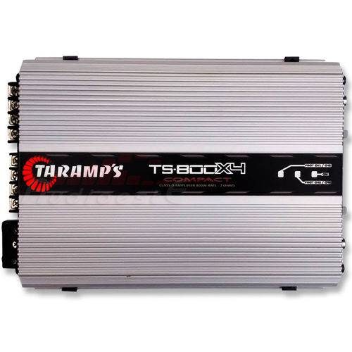Módulo Amplificador Taramps TS-800x4 Compact 800W RMS - 2 Ohms