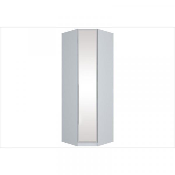 Guarda Roupa Modulado Canto Oblíquo 1 Porta com Espelho Exclusive Branco - Henn