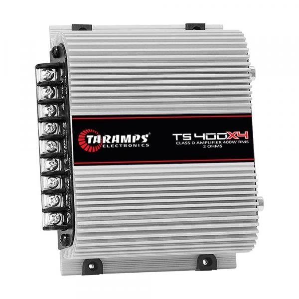 Módulo de Potência Taramps TS- 400x4 Digital 2R 400W RMS 4 Canais Full Range 13,8V - Taramp's