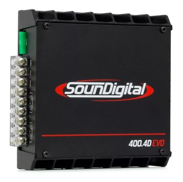 Modulo Soundigital Sd400.4 Sd400 400w Rms 4 Canais 4 Ohms