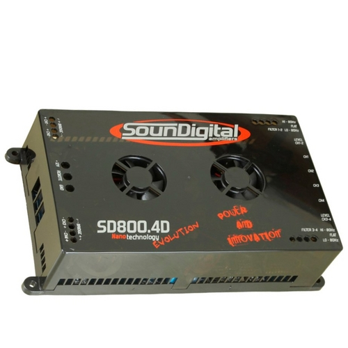 Módulo Soundigital Sd800 4d Amplificador 800w - 4 Ohms