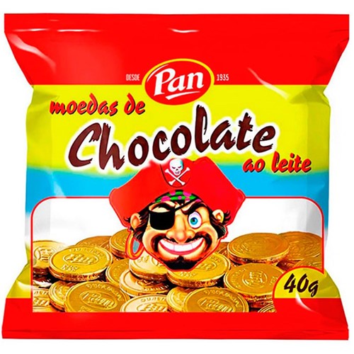 Moedas de Chocolate 40g - Pan
