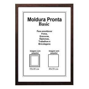 Moldura Pronta 40x50 Basic Casa Castro - Marrom