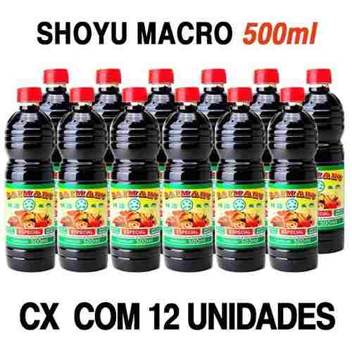Molho Shoyu Natural Especial Macrobiótico Daimaru Cx12x500ml (Atacado)